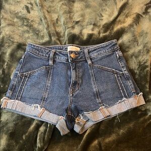 Shyanne Dark Blue Jean Shorts